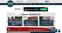 Desktop Screenshot of enfoquenoticias.com.mx